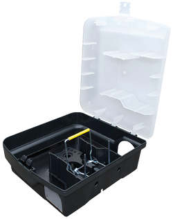 Plastic rat trap / rat box with bib trap (non-toxic)